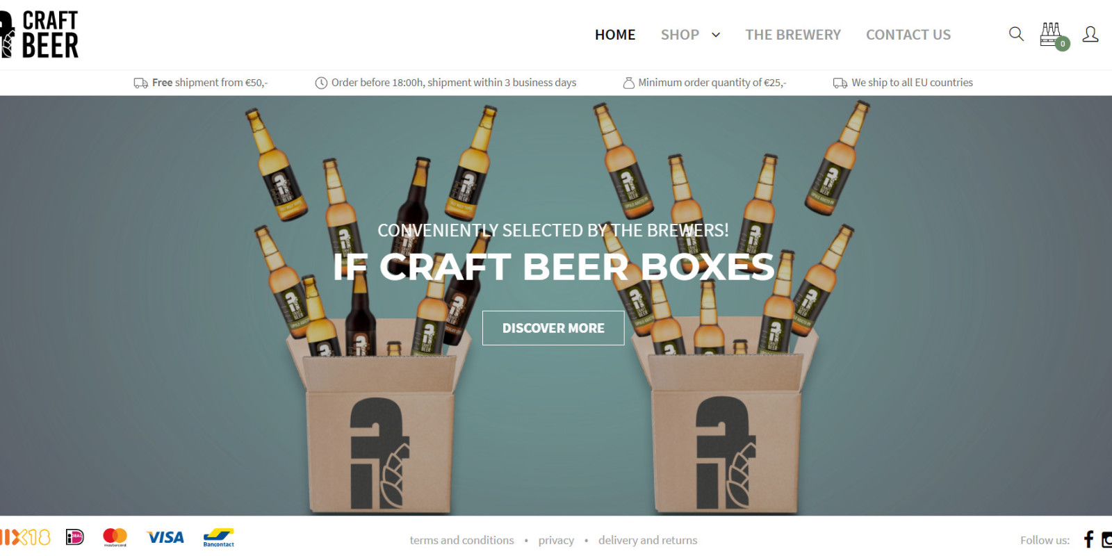 We proudly present our new webshop!